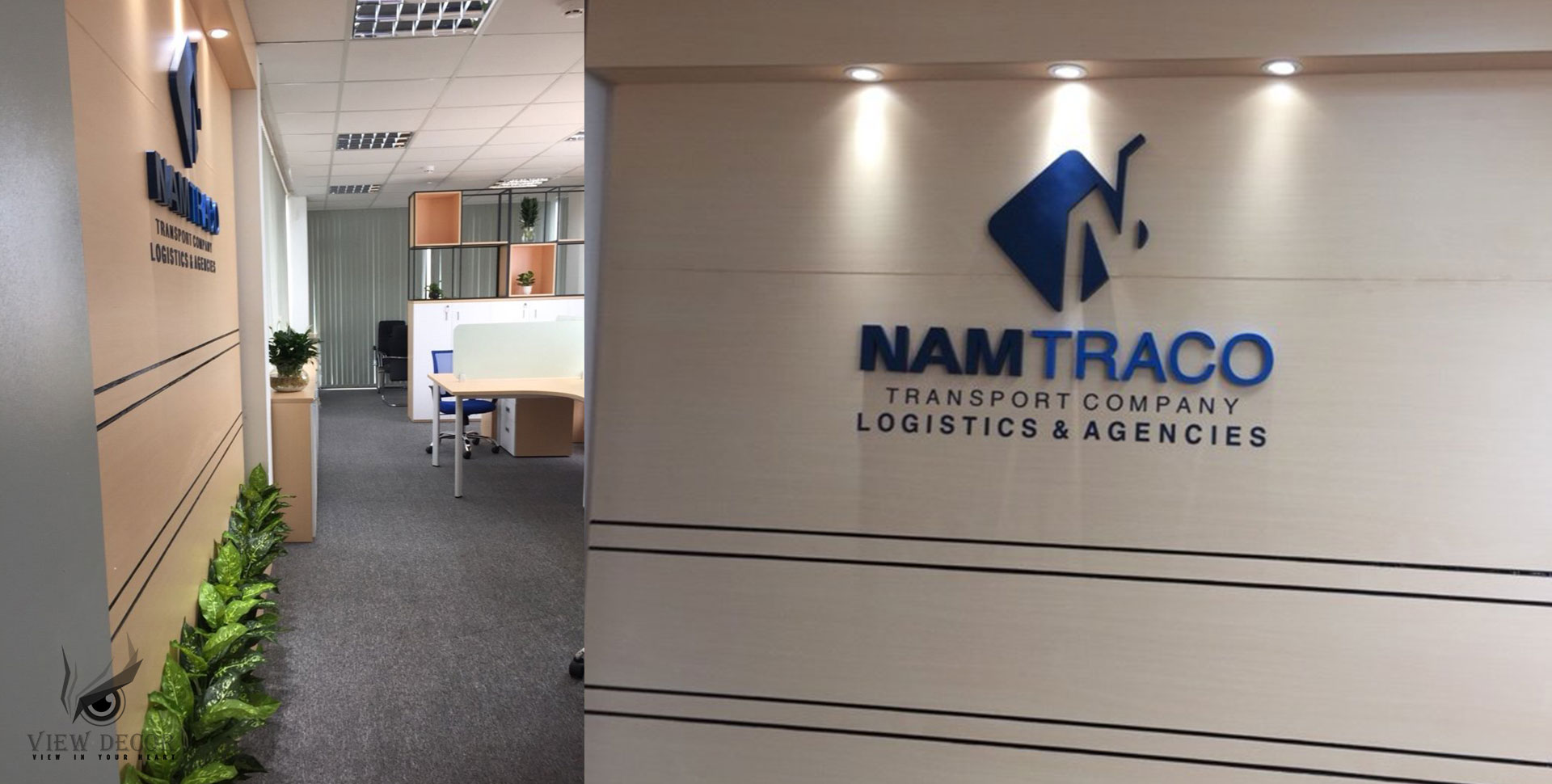 Thi công nội thất văn phòng Công ty Namtraco Logistics